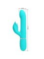 PRETTY LOVE - PERLES VIBRATEUR LAPIN VERT AQUA