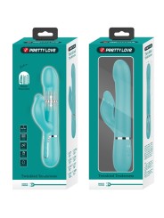 PRETTY LOVE - PERLES VIBRATEUR LAPIN VERT AQUA
