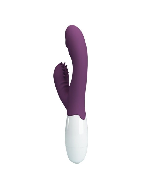 PRETTY LOVE - ANDRE RABBIT VIBRATOR & G-POINT STIMULATOR PURPLE