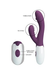 PRETTY LOVE - ANDRE VIBRATEUR RABBIT & STIMULATEUR DE POINT G VIOLET