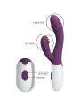 PRETTY LOVE - ANDRE VIBRADOR RABBIT & ESTIMULADOR PUNTO G MORADO
