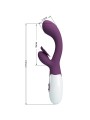 PRETTY LOVE - BUTTERFLY KISS VIBRATORE RABBIT E STIMOLATORE PUNTO G VI