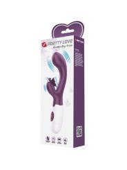 PRETTY LOVE - BUTTERFLY KISS VIBRADOR RABBIT & ESTIMULADOR PUNTO G MOR
