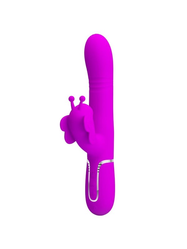 PRETTY LOVE - MULTIFUNKTIONS-KANINCHENVIBRATOR 4 IN 1 SCHMETTERLING FU