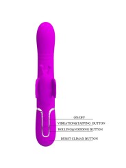 PRETTY LOVE - MULTIFUNKTIONS-KANINCHENVIBRATOR 4 IN 1 SCHMETTERLING FU