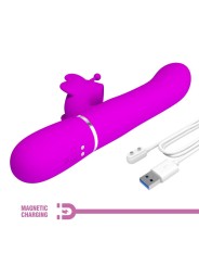 PRETTY LOVE - MULTIFUNKTIONS-KANINCHENVIBRATOR 4 IN 1 SCHMETTERLING FU