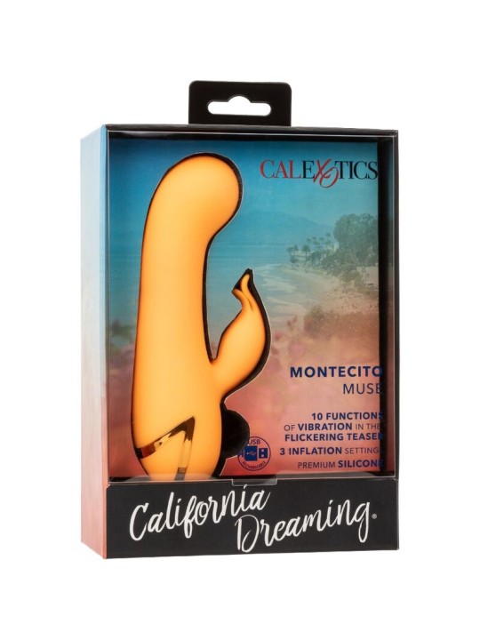 CALEXOTICS - MONTECITO MUSE VIBRATORE RABBIT ORANGE BY CALIFORNIA DREA