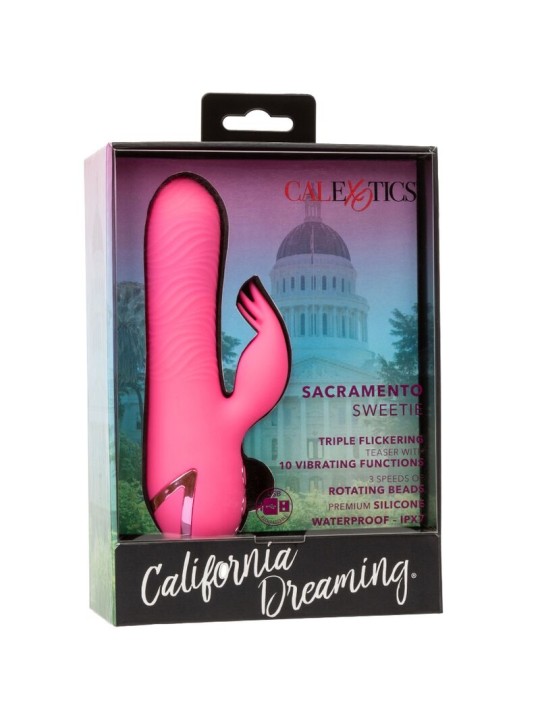 CALEXOTICS - SACRAMENTO SWEETIE VIBRADOR RABBIT ROSA BY CALIFORNIA DRE
