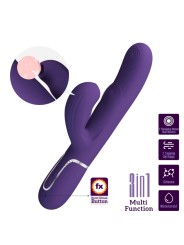 PRETTY LOVE - PERLITA VIBRATEUR G-SPOT 3 EN 1 MULTIFONCTION VIOLET