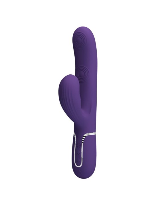 PRETTY LOVE - PERLITA VIBRATEUR G-SPOT 3 EN 1 MULTIFONCTION VIOLET