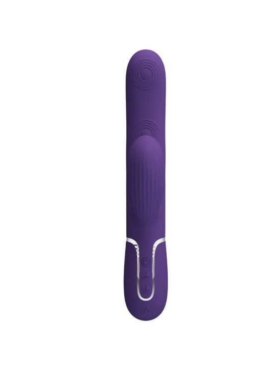 PRETTY LOVE - PERLITA VIBRATEUR G-SPOT 3 EN 1 MULTIFONCTION VIOLET