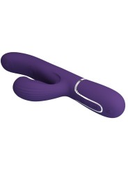 PRETTY LOVE - PERLITA VIBRATEUR G-SPOT 3 EN 1 MULTIFONCTION VIOLET