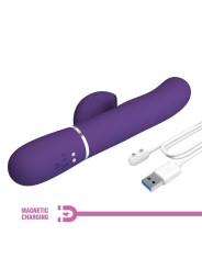 PRETTY LOVE - PERLITA VIBRATEUR G-SPOT 3 EN 1 MULTIFONCTION VIOLET