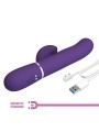 PRETTY LOVE - PERLITA VIBRATEUR G-SPOT 3 EN 1 MULTIFONCTION VIOLET