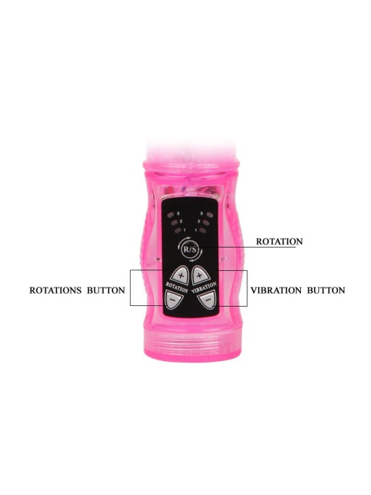 BAILE - MINI ROZE KONIJN ROTATOR SUPER STIMULATOR