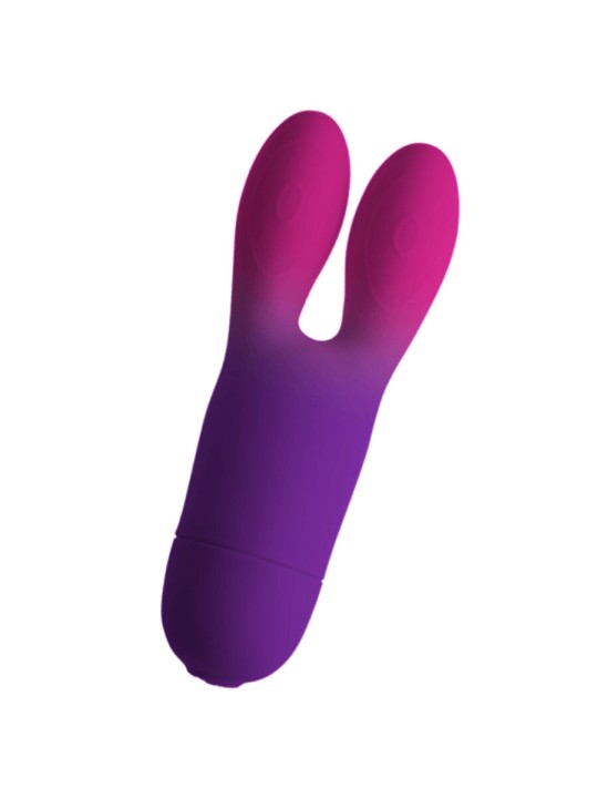 ROCKS- OFF - GLO-GIRL BUNNY VIBRADOR FLEXIBLE MORADO