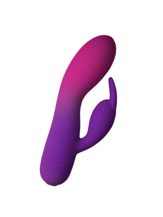 ROCKS- OFF - GLO- GIRL PURPLE RABBIT VIBRATOR