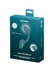 SATISFYER - G FOR GODDESS 2 BOUTEILLE VIBRATEUR LAPIN VERTE
