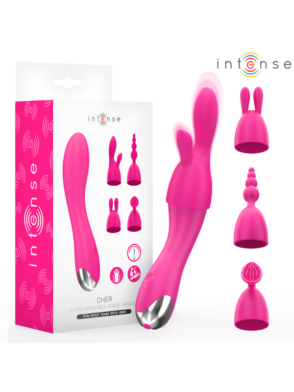 INTENSE - CHER VIBRADOR 20 PATRONES CON CABEZALES INTERCAMBIABLES