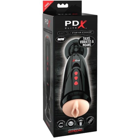 PDX ELITE - VUILE PRAAT STARTER STROKER MASTURBATOR VAGINA