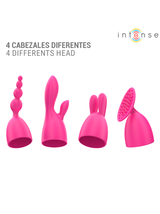 INTENSE - CHER VIBRATOR WITH 20 PATTERNS AND INTERCHANGEABLE HEADS