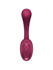SATISFYER - G PER DEA 2 VIBRATORE CONIGLIO BOTTIGLIA BORDEAUX