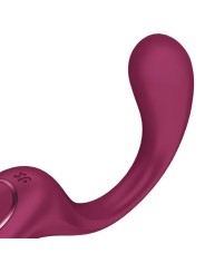 SATISFYER - G PER DEA 2 VIBRATORE CONIGLIO BOTTIGLIA BORDEAUX