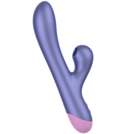 ROMP - PULSE RABBIT DUBBELE G-SPOT VIBRATOR ELEKTRISCH BLAUW
