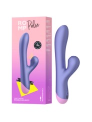 ROMP - PULSE VIBRATORE ELETTRICO BLU RABBIT PER LA SENSIBILITÀ DEL PUN