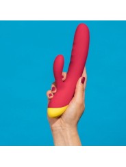 ROMP - JAZZ OPLAADBARE KONIJNENVIBRATOR ROOD