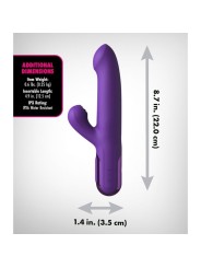 FANTASY FOR HER - VIBRADOR RABBIT SUPER SONIX THRUSTER MORADO