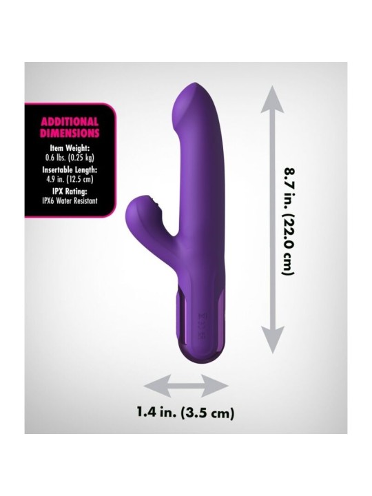 FANTASY FOR HER - VIBRATORE SUPER SONIX THRUSTER RABBIT VIOLA