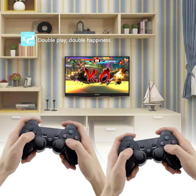 DAM. Consola de videojogos retro com ecrã e 400 jogos incluídos. Inclui  controle remoto para jogar 2 pessoas na TV. - DAM