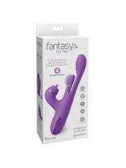 FANTASY FOR HER - INTIMOTION PULSE PRO VIBE RABBIT VIBRATOR LILA