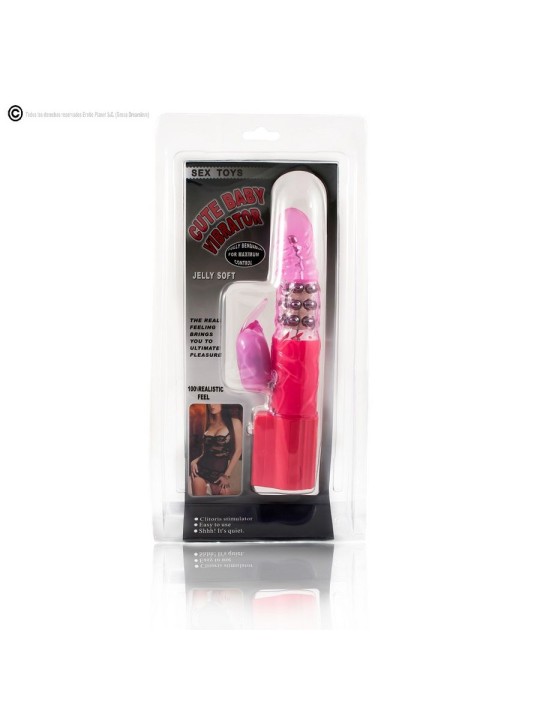 BAILE - ROSA KANINCHEN-ROTATOR MIT SUPERSTIMULATOR