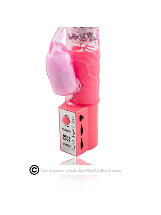 BAILE - ROSA KANINCHEN-ROTATOR MIT SUPERSTIMULATOR
