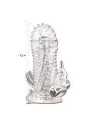 BAILE - BRAVE MAN EXTENSIÓN PENE VIBRADOR RABBIT