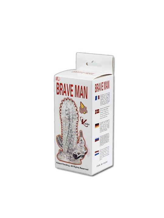 BAILE - BRAVE MAN EXTENSIÓN PENE VIBRADOR RABBIT