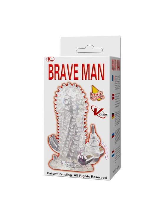 BAILE - BRAVE MAN EXTENSIÓN PENE VIBRADOR RABBIT