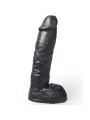 HUNG SYSTEM - DILDO REALÍSTICO PRETO COR MICKEY 24 CM