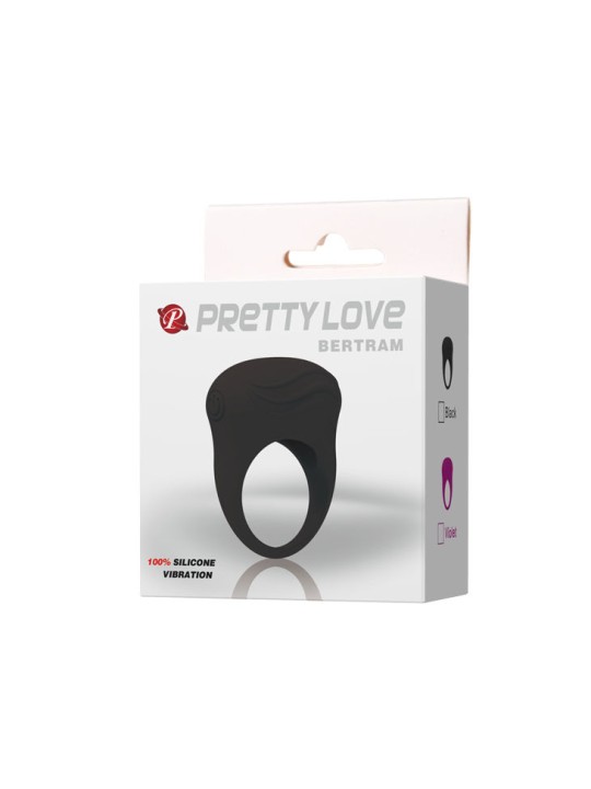 PRETTY LOVE - BERTRAM BLACK VIBRATOR RING
