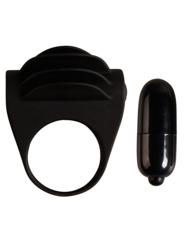 PRETTY LOVE - CHESTER ANILLO VIBRADOR NEGRO