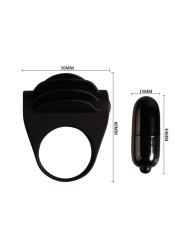 PRETTY LOVE - ANEL VIBRADOR PRETO CHESTER PRETO