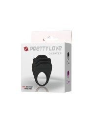 PRETTY LOVE - ANEL VIBRADOR PRETO CHESTER PRETO