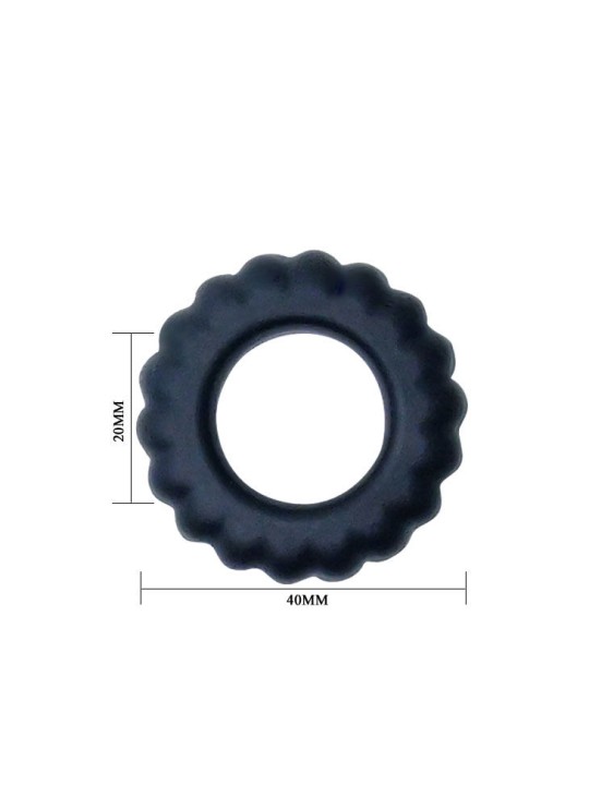 BAILE - TITAN COCKRING BLACK 2 CM