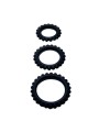 BAILE - TITAN SET 3 STUKS COCKRING ZWART 2.8 + 2.4 + 1.9 CM