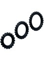 BAILE - TITAN SET 3 STUKS COCKRING ZWART 2.8 + 2.4 + 1.9 CM