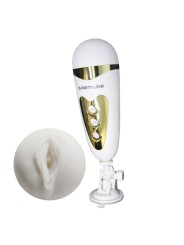 PRETTY LOVE - MANNELIJKE MASTURBATOR MET VIBRATIE EN GELUID SALLY