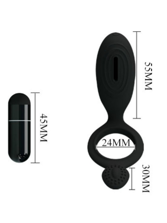 PRETTY LOVE - ETHEL VIBRATING RING WITH STIMULATOR