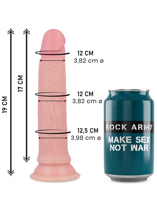 ROCKARMY - LIQUID SILICONE PREMIUM AVENGER REALISTICO 19 CM -O- 3.98 C